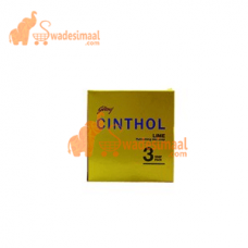 Cinthol Soap Lime, Pack Of 3 U X 120 g